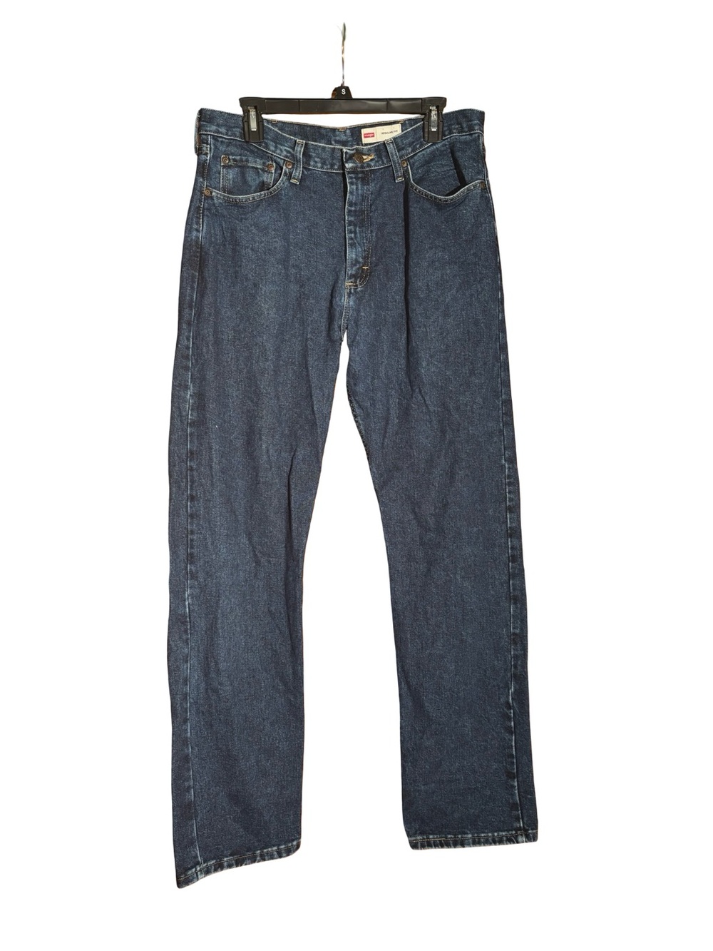 Wrangler Relaxed Fit Denim Jeans Dark Wash Men's 34 x 32